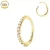 14Kt. Yellow Gold Multi Jeweled Seamless Clicker Ring