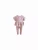Dusty Rose Leopard Top with Ruffle hem and Leggings Set