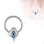 Egyptian Blue Eye Captive Bead Ring