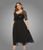 Lace Patch Evening Gown