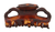 Flat Teeth Hair Claw Tortoise Shell