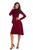 Bow Tie Peplum Style Dress