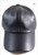 Leather Baseball Cap Black