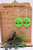 Green Alien || Dangle Earrings