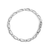 14K White Gold 1.00 Cttw Princess-Cut Diamond Link Bracelet (I-J Color, I1-I2 Clarity) - Size 7.25