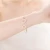 Collette Z Rose Plated Sterling Silver Cubic Zirconia Double Circle Bangle