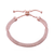 Collette Z Rose Plated Sterling Silver Clear Cubic Zirconia Twisted Strand Bracelet