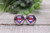 Phillies Baseball || Glass Stud Earrings || Hypoallergenic