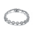 Collette Z Sterling Silver Cubic zirconia  Circle Bracelet