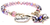 Adopt With Center Paw Splash Of Color Crystal Bracelet