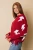 Baylee Distressed Knit Bolt Sweater