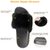 Women Faux Fur Slippers Open Toe Indoor Outdoor 