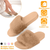 Women Faux Fur Slippers Open Toe Indoor Outdoor 
