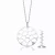 Collette Z Sterling Silver White Cubic Zirconia Pear Shape Necklace