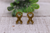 Yellow Glitter Awareness Ribbon || 12mm Stud Earrings 