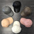 Leather Baseball Cap Grey