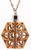 Tribal Shield Cherry Wood Necklace & Pendant
