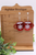Red Glitter Mug with Snowflake || Dangle Earrings