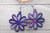 Galaxy Flower Dangle Earrings - Double Sided