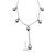 Collette Z Sterling Silver Rose Gold Cubic Zirconia Y Necklace