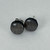 Small - Castle Stone - Handmade Stud Wooden Earrings - Minimalistic Circl