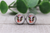 Floral Crown Heifer || Glass Stud Earrings || Hypoallergenic
