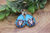 Steer Skull Teardrop French Lever Earrings