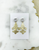 CZ Stud and Pendant Earrings 