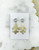 CZ Stud and Pendant Earrings 