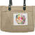 Peace Love Multicolor Recycled Military Tent Shoulder Bag