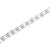 .925 Sterling Silver 1/4 cttw Miracle Set Diamond Sleek and Open "V"Bracelet (I-J Color, I3 Clarity) -7.5"
