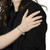 .925 Sterling Silver 1/4 cttw Miracle Set Diamond Sleek and Open "V"Bracelet (I-J Color, I3 Clarity) -7.5"