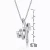 Collette Z Sterling Silver Cubic Zirconia Twirl Necklace
