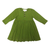 Ribbed Long Sleeve Dress (Olive)