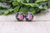 LOVE XOXO Valentine's Gnome on Black || Stud Earrings