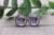 I Need Coffee to Focus || Glass Stud Earrings || Hypoallergenic