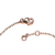 Collette Z Sterling Silver Rose-plated Cubic Zirconia Bracelet