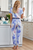 Casual chic Pocketed Tie-dye Jumpsuit