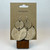 Large - Whole Wheat Stain Cut out Circle Handmade Wooden Earrings Geometric