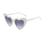 Cute Rhinestone Heart Kids Glasses