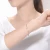 Collette Z  Rose Gold Plated Sterling Silver Cubic Zirconia T Bracelet