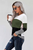 Tunic Stylish Rounded Hem Stripes Top