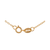 Collette Z Gold-plated Sterling Silver White Cubic Zirconia Heart 'LOVE' Necklace