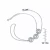 Collette Z Sterling Silver Cubic Zirconia Circle Swirl Design Bracelet