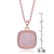 Collette Z Sterling Silver  Square Pendant
