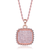 Collette Z Sterling Silver  Square Pendant