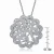 Collette Z Sterling Silver Cubic Zirconia Round Vine Necklace