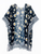 Daisy Plaid Border Accent Kimonon