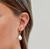 ARIEL BAROQUE PEARL HUGGIE EARRINGS