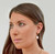 ARIEL BAROQUE PEARL HUGGIE EARRINGS